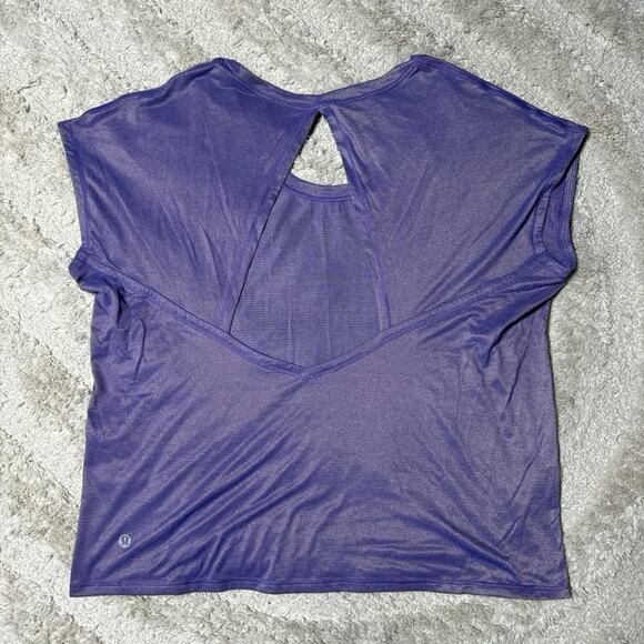 Lululemon Sweaty or Not Crop Tee - Picture 2 of 6